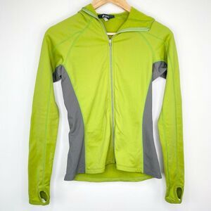MEC Mountain Equipment Co-Op Women’s Full Zip Fleece Lined Jacket Size S Green